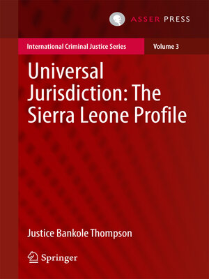 cover image of Universal Jurisdiction